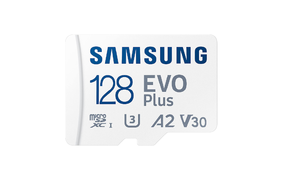SAMSUNG Micro SD Card 128GB EVO Plus 100MB/s