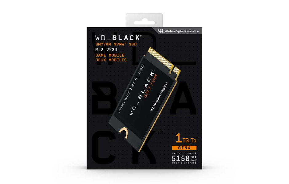 WD_BLACK 1TB SN770M M.2 2230 NVMe SSD for Handheld Gaming Devices