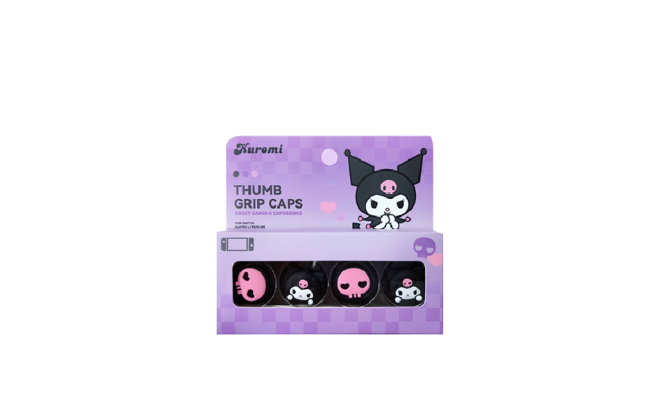 GeekShare Joy-Con Analog Cap 4 Pack - Kuromi