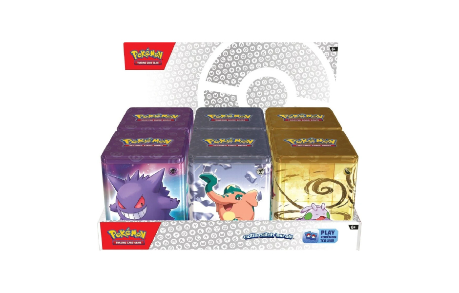 pokémon trading card game: stacking tin- treasures Stacking Tins (Q1 2025) – Phantom Card Shop main image 1