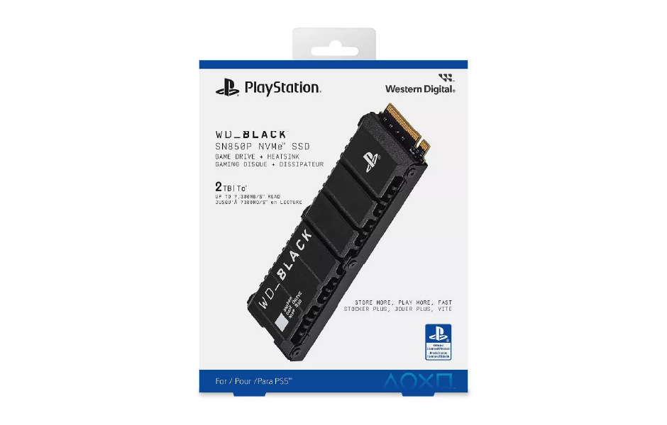 WD BLACK SN850P NVMe SSD - 2TB With Heatsink