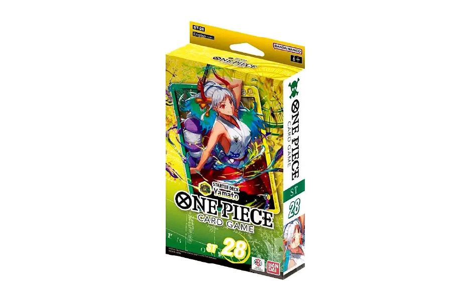 Vortex Game Store - One Piece Card Game Starter Deck ST-28 Green Yellow  Yamato (ENG)