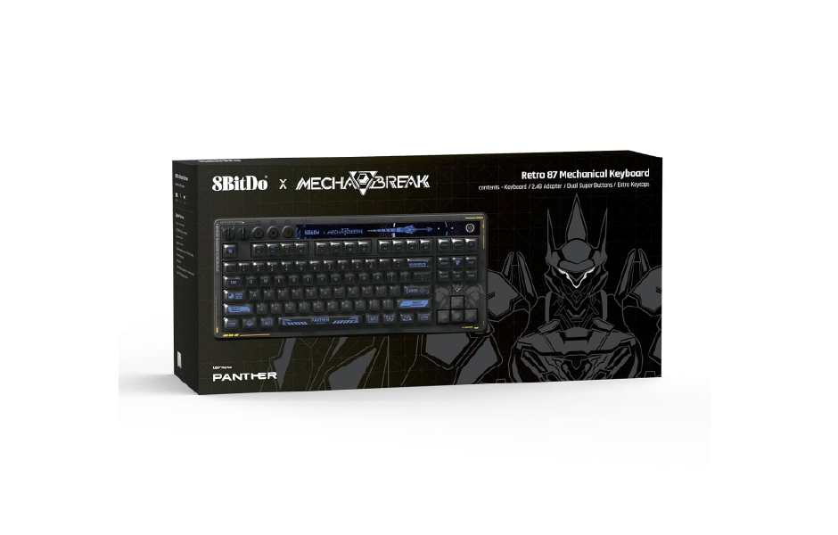 8BitDo Retro 87 Mechanical Keyboard - Mechabreak Edition (PC/Mac)