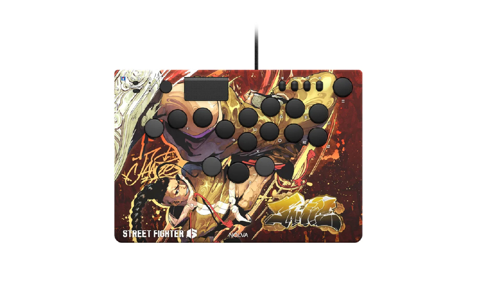 HORI Street Fighter 6 NOLVA Mechanical All-Button Arcade Controller for [PS5 / Windows]- JAMIE