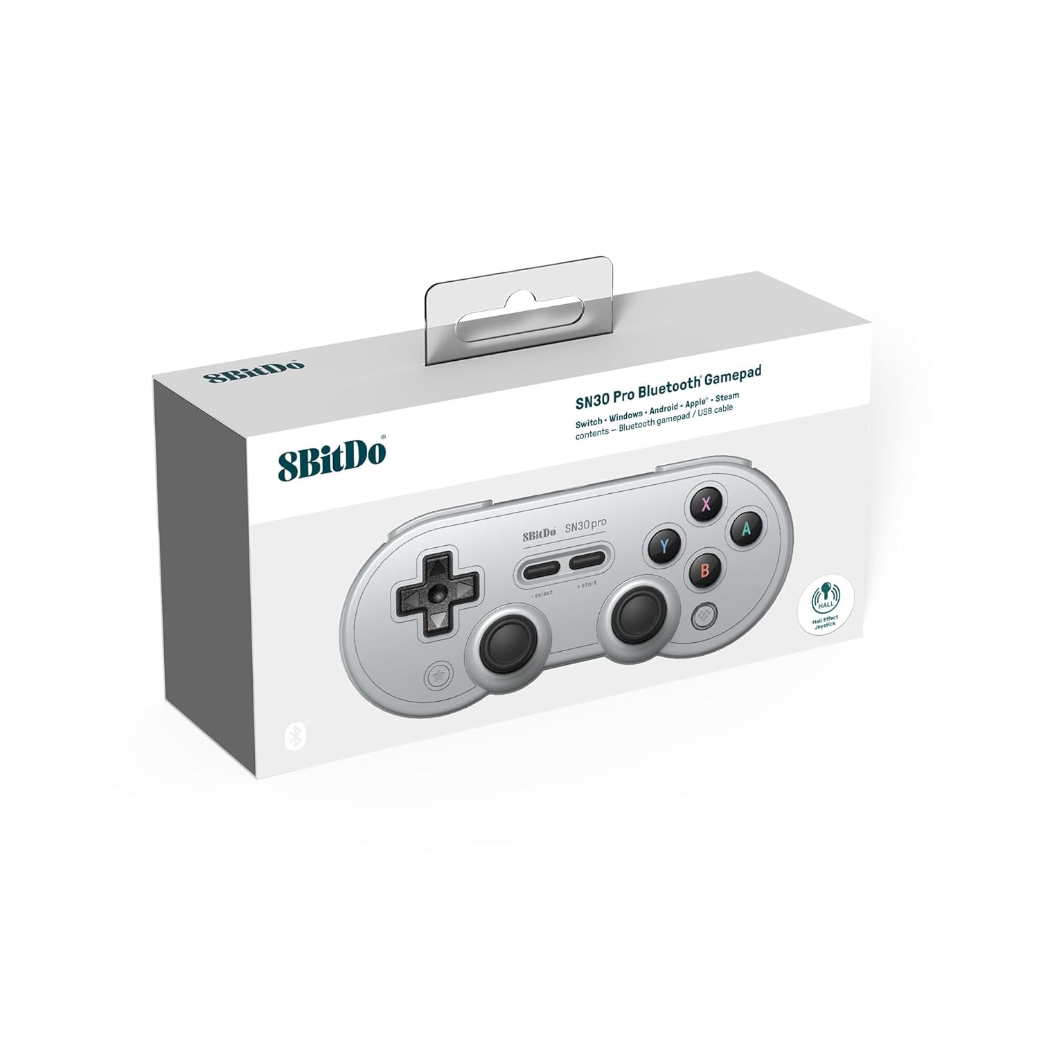 8Bitdo SN30 Pro Bluetooth Gamepad - Gray (Hall Effect)
