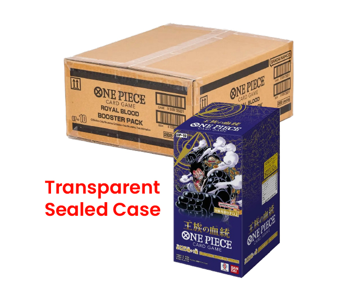 One Piece Card Game OP-10 Booster Box (Transparent Sealed Case) - Japan