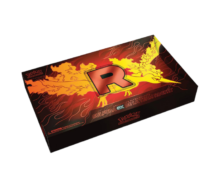 Pokemon TCG Collection Ultra-Premium Sulfura-ex de la Team Rocket