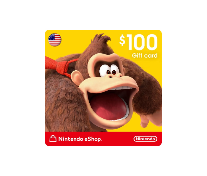  USD 100 Nintendo eShop Digital Gift Card  [USA Region]