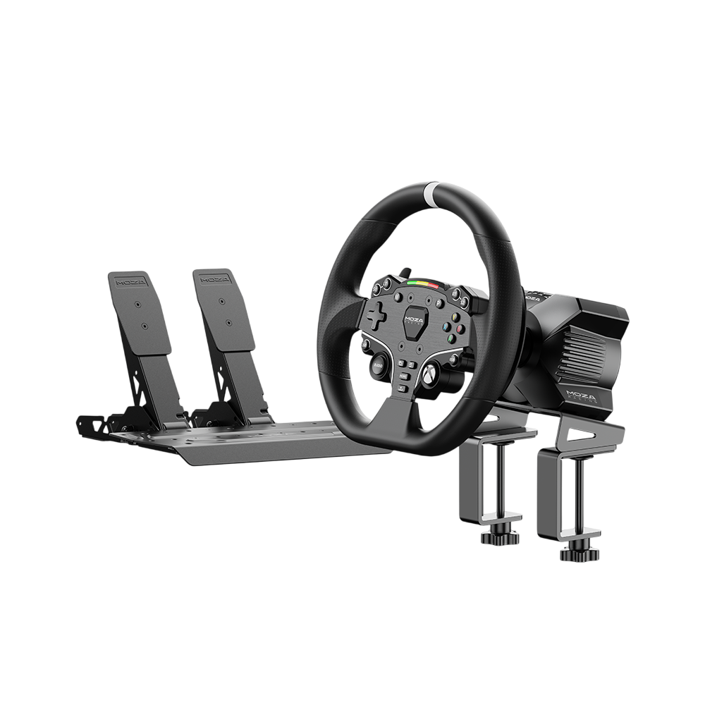 MOZA R3 Racing Wheel and Pedals for XBOX and PC (2 Pedals)
