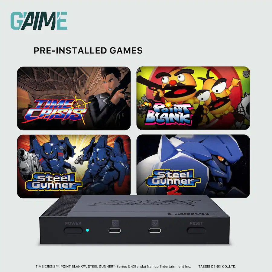 GAIME x Time Crisis Light Gun Premium Pack (Blue) - English — Vortex ...